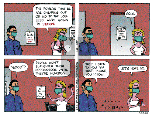 Ted Rall on Monday May 18, 2020 Comic Strip