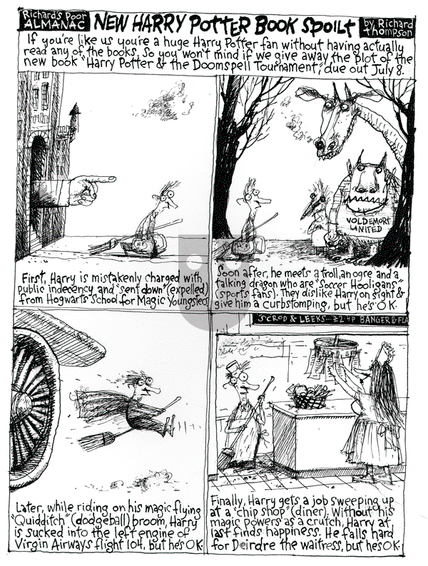 Richard's Poor Almanac on Wednesday December 25, 2024 Comic Strip