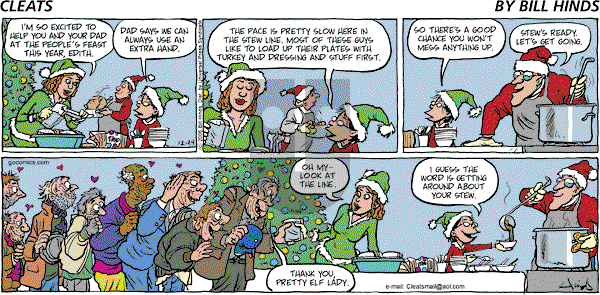 Cleats - Sunday December 24, 2006 Comic Strip