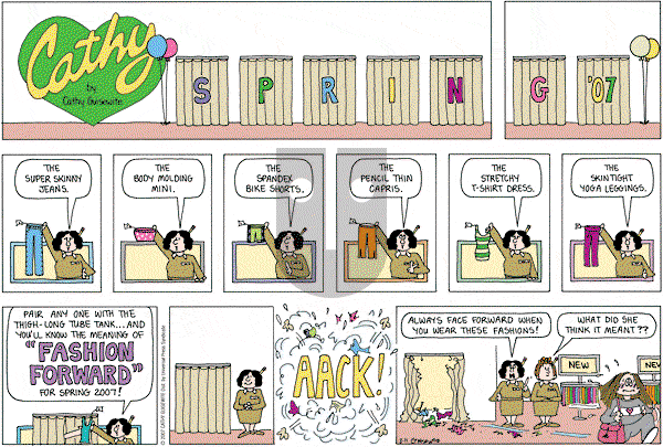 Cathy Classics - Sunday March 11, 2007 Comic Strip
