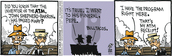 La Cucaracha on Friday June 11, 2010 Comic Strip
