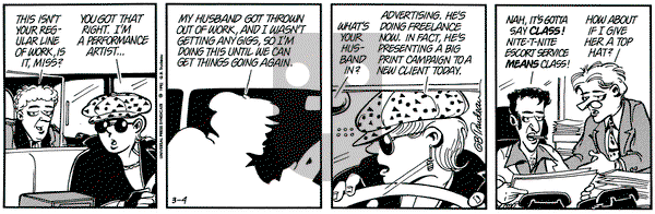 Doonesbury on Wednesday March 4, 1992 Comic Strip