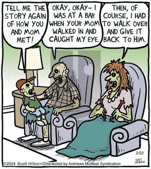 The Argyle Sweater - Thursday February 22, 2024 Comic Strip