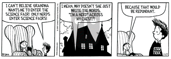 Grand Avenue on Tuesday February 27, 2007 Comic Strip