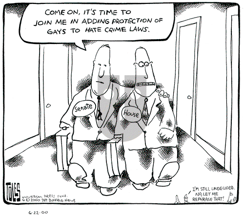 Tom Toles on Thursday June 22, 2000 Comic Strip