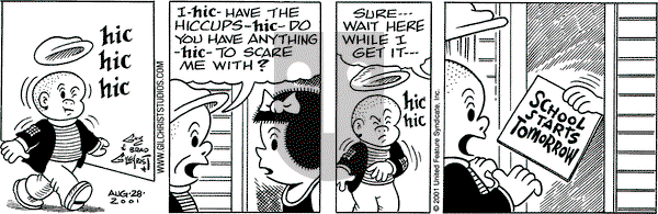 Nancy on Tuesday August 28, 2001 Comic Strip