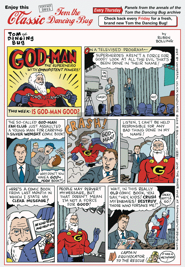 Tom the Dancing Bug on Thursday February 27, 2025 Comic Strip