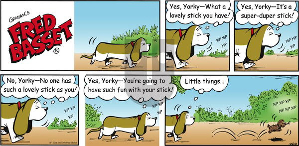 Fred Basset on Sunday September 1, 2013 Comic Strip