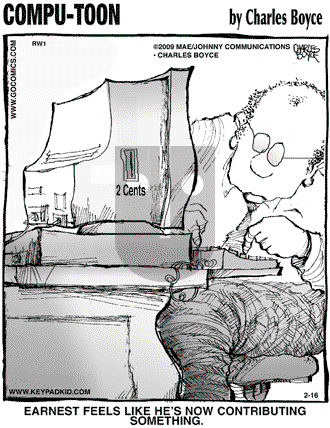 Compu-toon on Monday February 16, 2009 Comic Strip