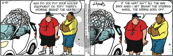 Cleats on Thursday June 12, 2008 Comic Strip
