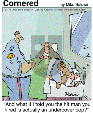 Cornered on Thursday February 4, 2021 Comic Strip