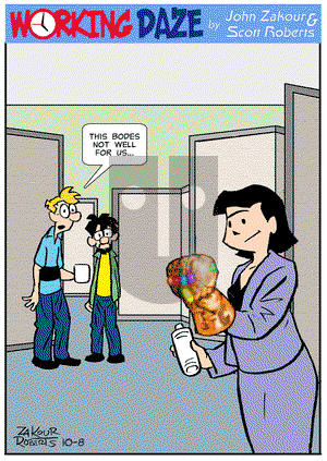 Working Daze - Tuesday October 8, 2024 Comic Strip