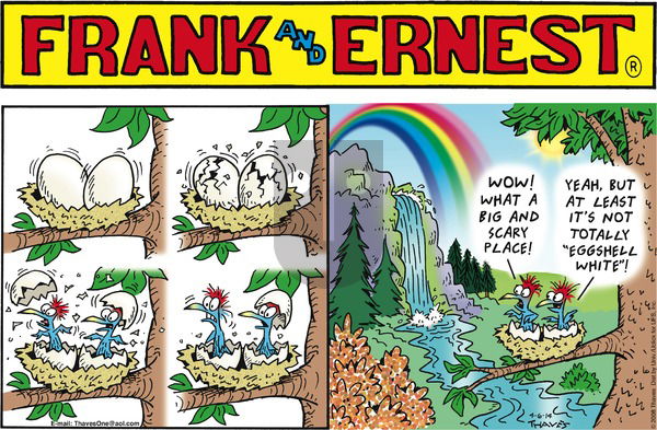 Frank and Ernest on Sunday April 6, 2014 Comic Strip