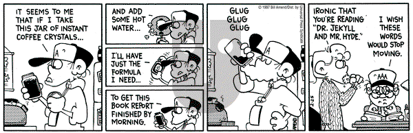 FoxTrot on Tuesday February 25, 1997 Comic Strip