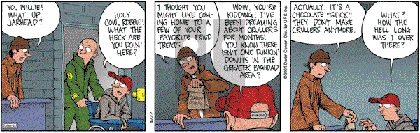 Get Fuzzy on Thursday April 22, 2004 Comic Strip
