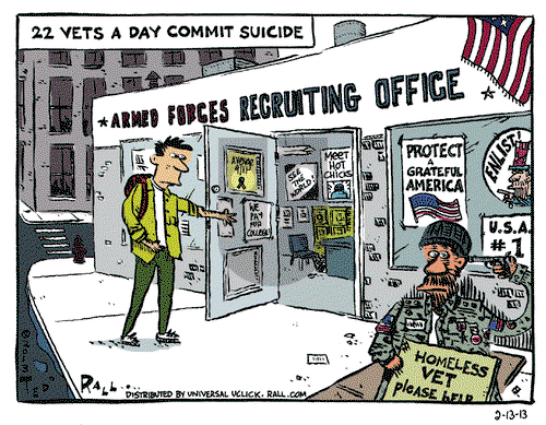 Ted Rall on Wednesday February 13, 2013 Comic Strip