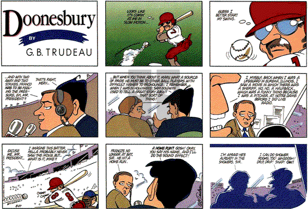 Doonesbury on Sunday August 27, 1989 Comic Strip