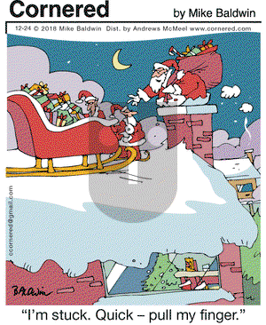Cornered on Monday December 24, 2018 Comic Strip