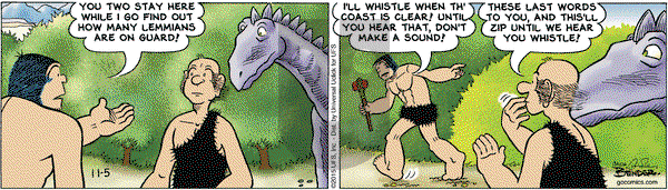 Alley Oop on Thursday November 5, 2015 Comic Strip