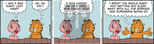 Garfield on Friday March 1, 2019 Comic Strip