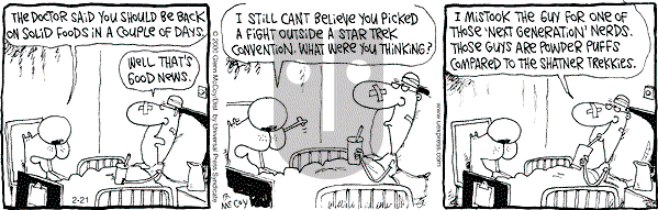 The Duplex on Monday February 21, 2000 Comic Strip