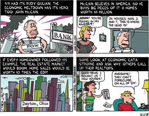 Ted Rall on Thursday October 2, 2008 Comic Strip