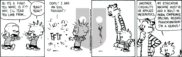 Calvin and Hobbes - Tuesday April 2, 1991 Comic Strip