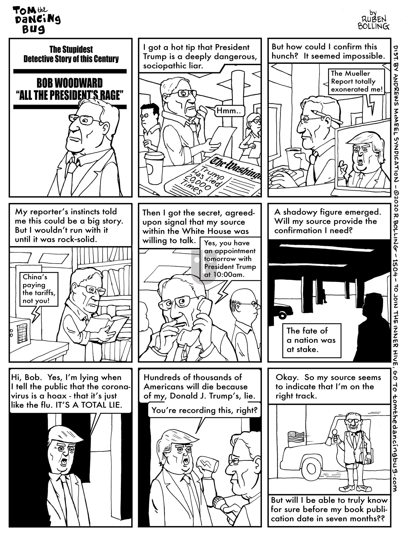 Tom the Dancing Bug - Monday September 14, 2020 Comic Strip