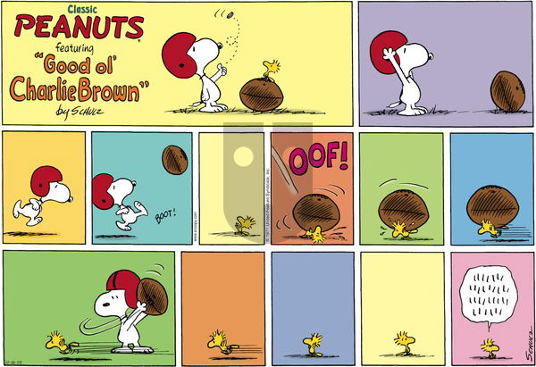Peanuts on Sunday October 26, 2003 Comic Strip