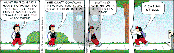 Nancy on Tuesday September 3, 2019 Comic Strip