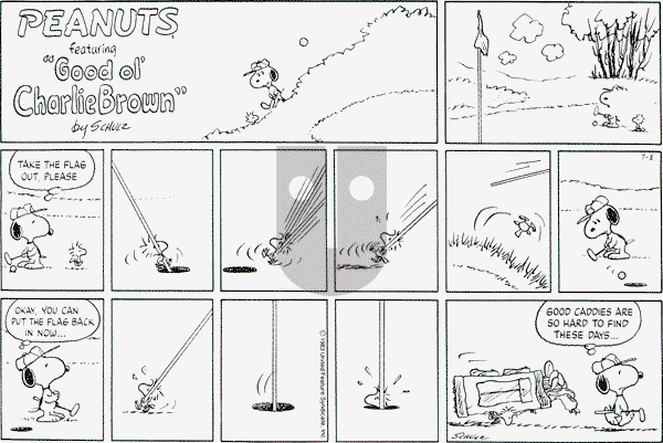 Peanuts - Sunday July 3, 1983 Comic Strip