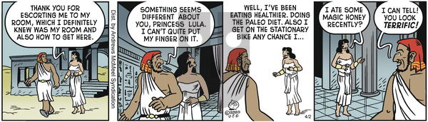 Alley Oop on Thursday April 2, 2020 Comic Strip