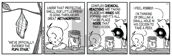 Cow and Boy Classics on Thursday May 17, 2007 Comic Strip