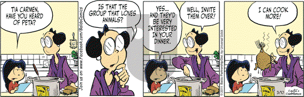 Baldo on Thursday March 10, 2011 Comic Strip