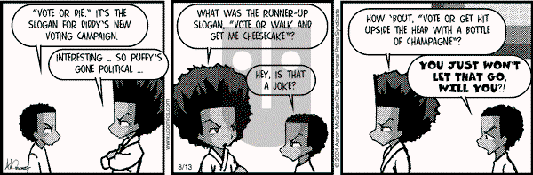 The Boondocks on Friday March 16, 2012 Comic Strip