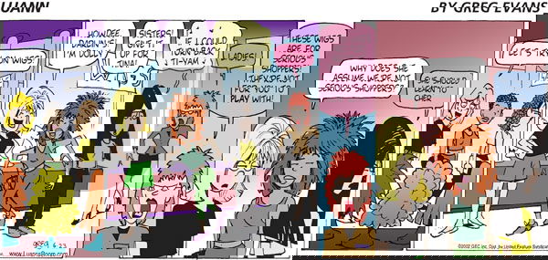 Luann on Sunday June 23, 2002 Comic Strip