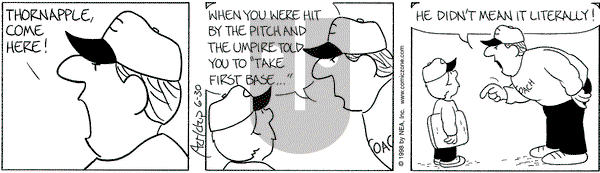 The Born Loser on Tuesday June 30, 1998 Comic Strip