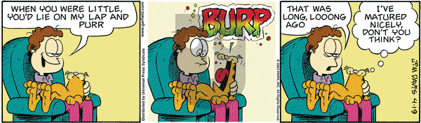 Garfield on Friday April 19, 2002 Comic Strip