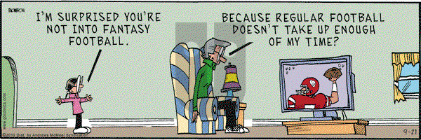 Grand Avenue on Saturday September 21, 2019 Comic Strip