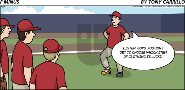 F Minus on Sunday July 22, 2018 Comic Strip