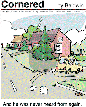 Cornered on Thursday October 12, 2000 Comic Strip