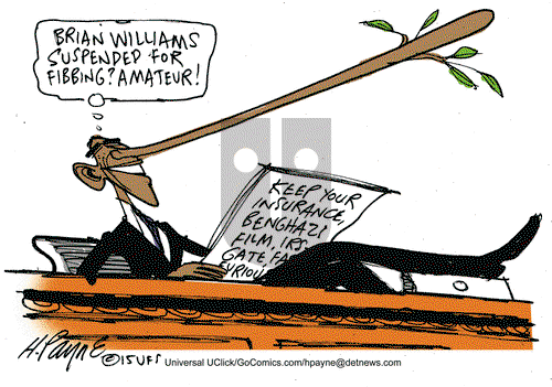 Henry Payne on Friday February 13, 2015 Comic Strip