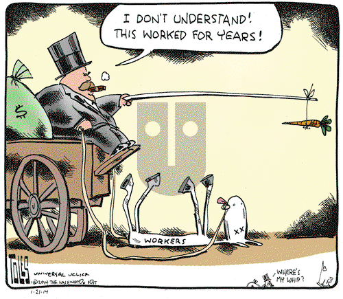 Tom Toles on Tuesday January 21, 2014 Comic Strip