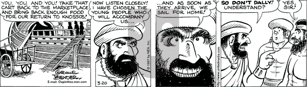 Alley Oop on Thursday March 20, 1997 Comic Strip