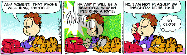 Garfield on Friday February 5, 1999 Comic Strip