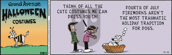Grand Avenue on Friday October 18, 2019 Comic Strip