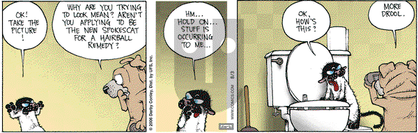 Get Fuzzy on Thursday August 3, 2006 Comic Strip