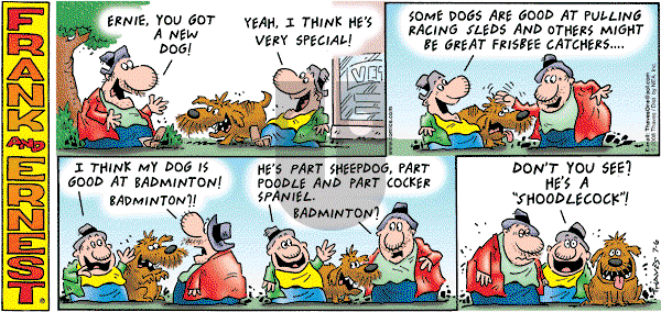 Frank and Ernest on Sunday July 6, 2008 Comic Strip
