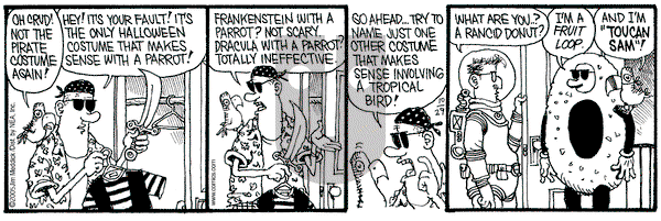 Monty on Saturday October 29, 2005 Comic Strip
