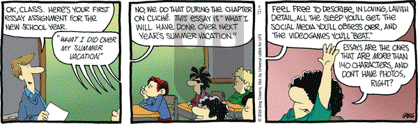 The Buckets on Thursday September 17, 2015 Comic Strip